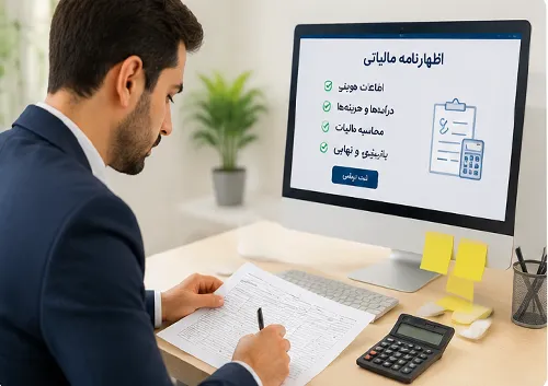 آموزش تنظیم اظهارنامه مالیاتی، راهنمای کامل و مرحله‌به‌مرحله